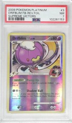 V1792: 2009: Drifblim FB: 3/147: Supreme Victors: Platinum: PSA: 7: NM: 102261153